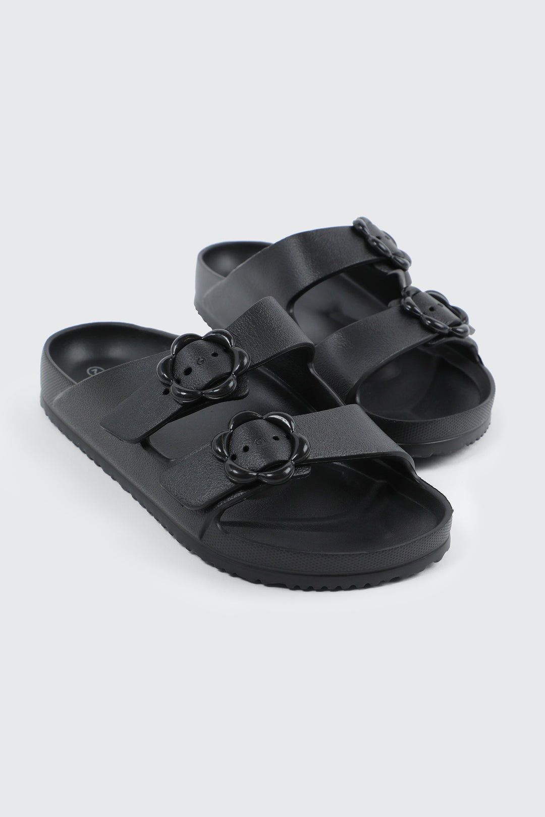 Sandales à glissière deux brides