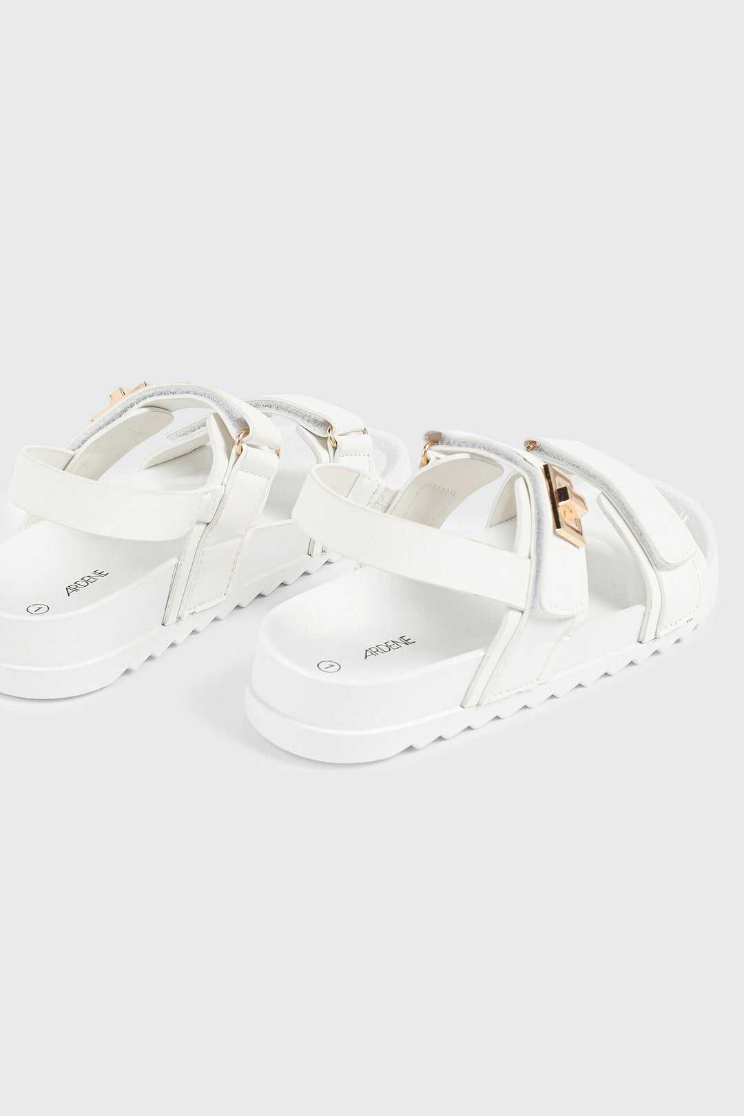 Lug Sole Double Strap Sandals