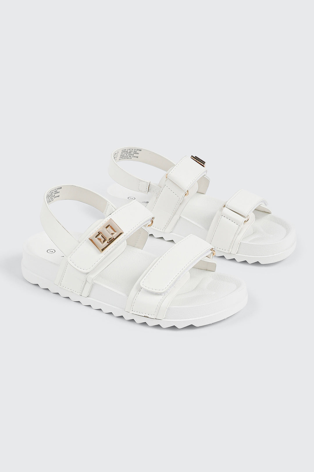 Lug Sole Double Strap Sandals