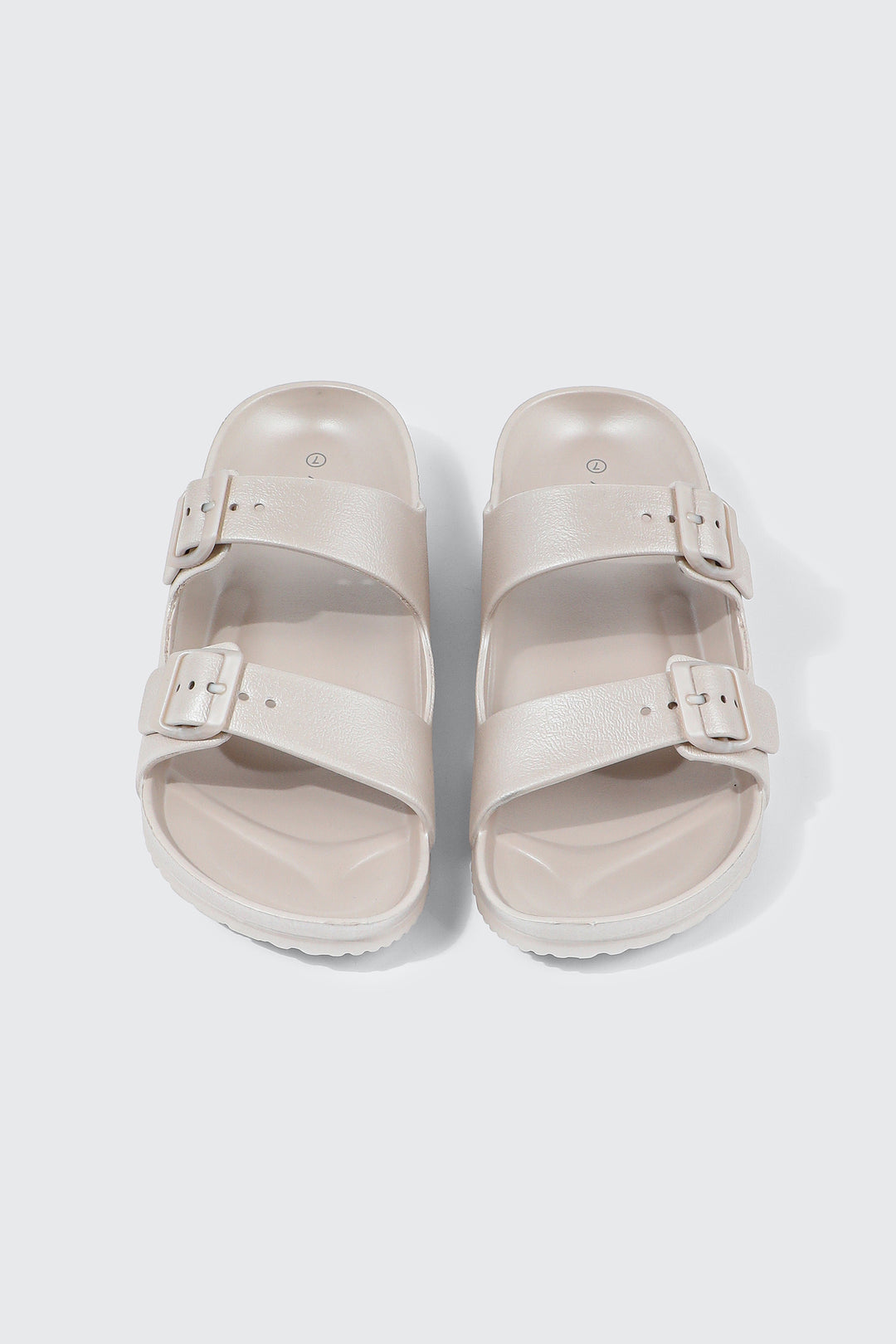 Double Band Slide Sandals