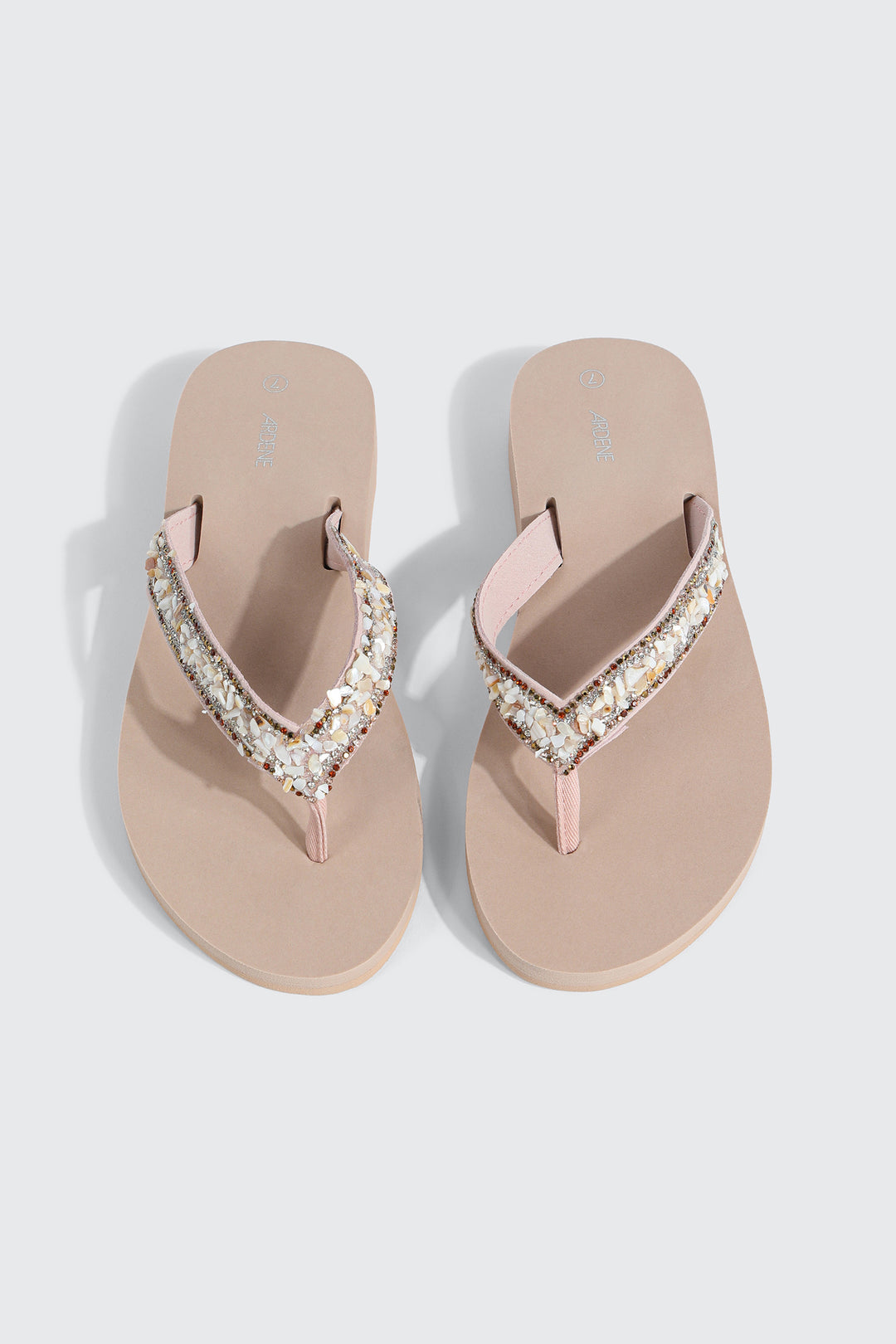 Jelly Flip Flops with Beaded Strap