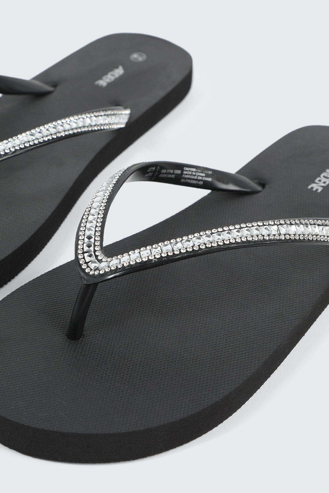 Rhinestone Straps Flip Flops