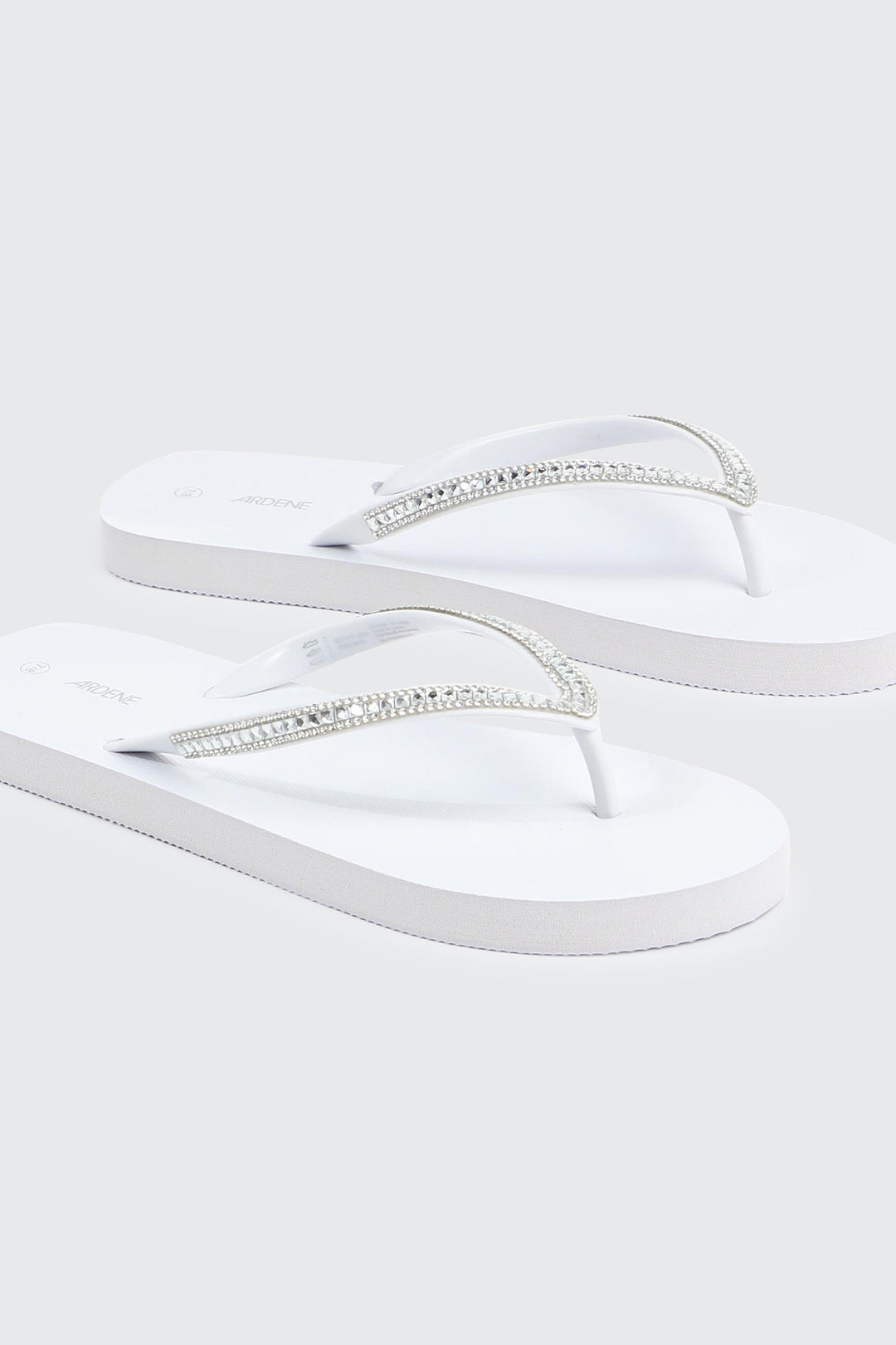 Rhinestone Straps Flip Flops