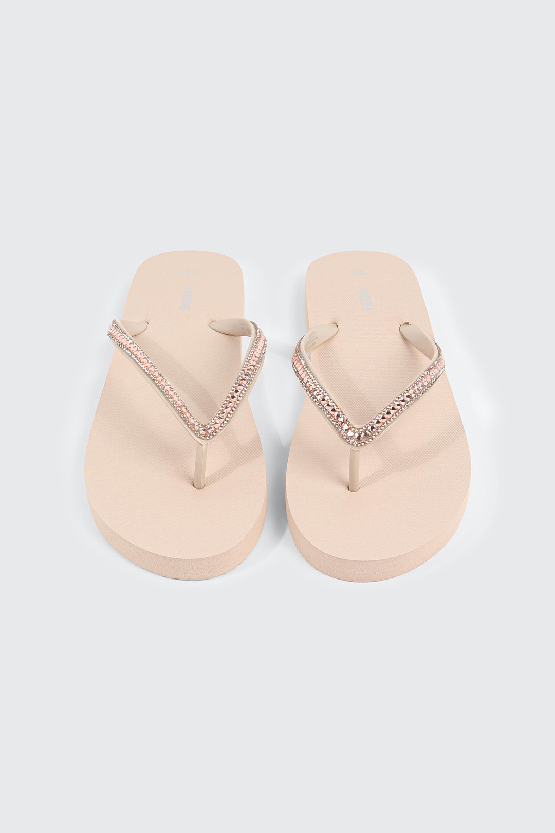 Rhinestone Straps Flip Flops