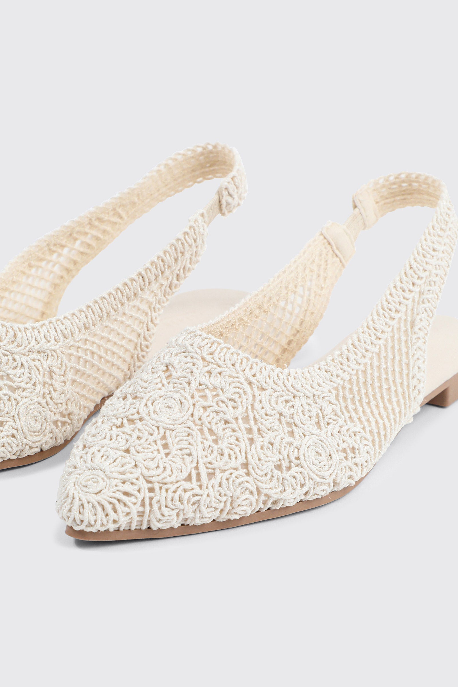 Crochet Slingback Flats – Ardene