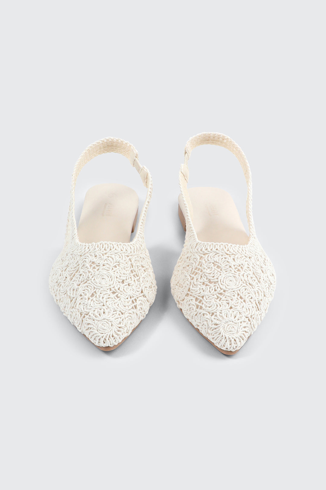 Crochet Slingback Flats