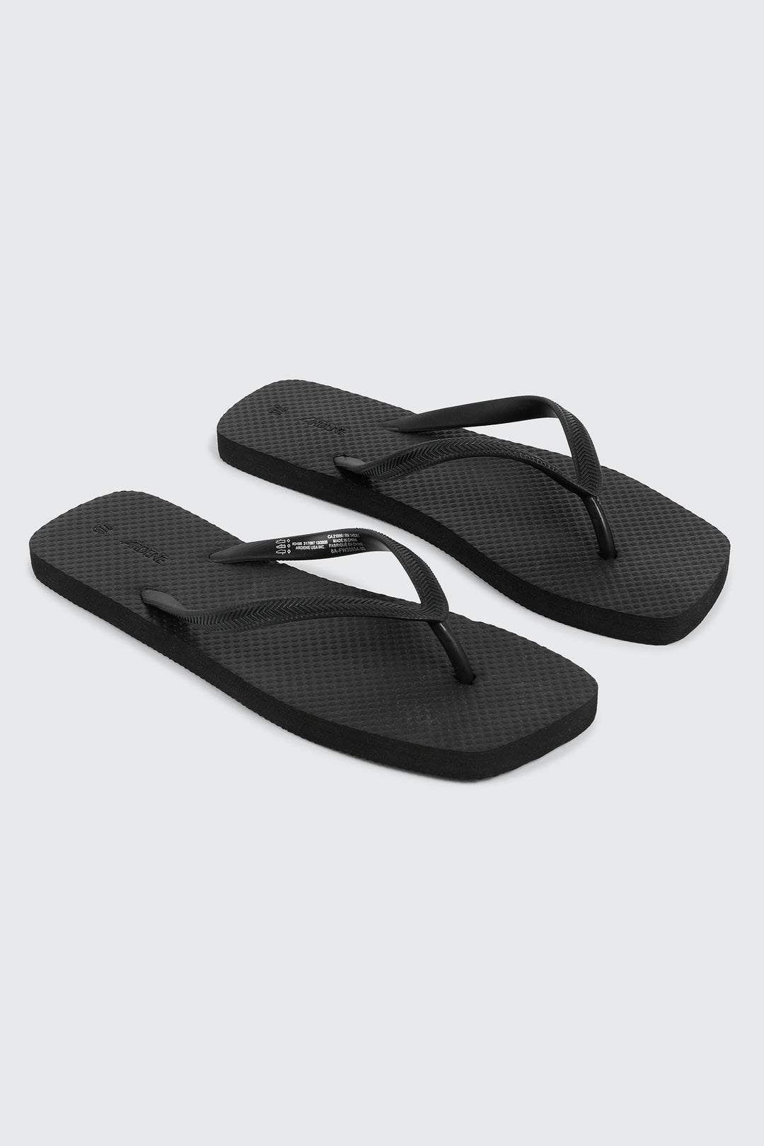 Minimal Square Toe Flip Flops
