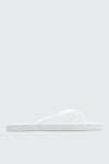 Minimal Square Toe Flip Flops