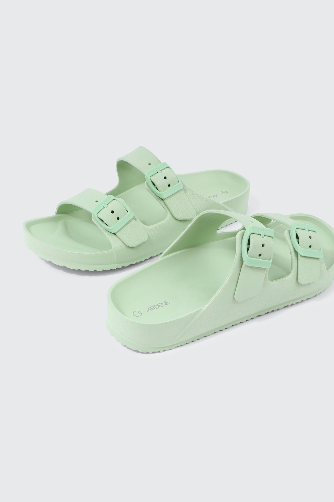 Two-Strap Slide Sandals