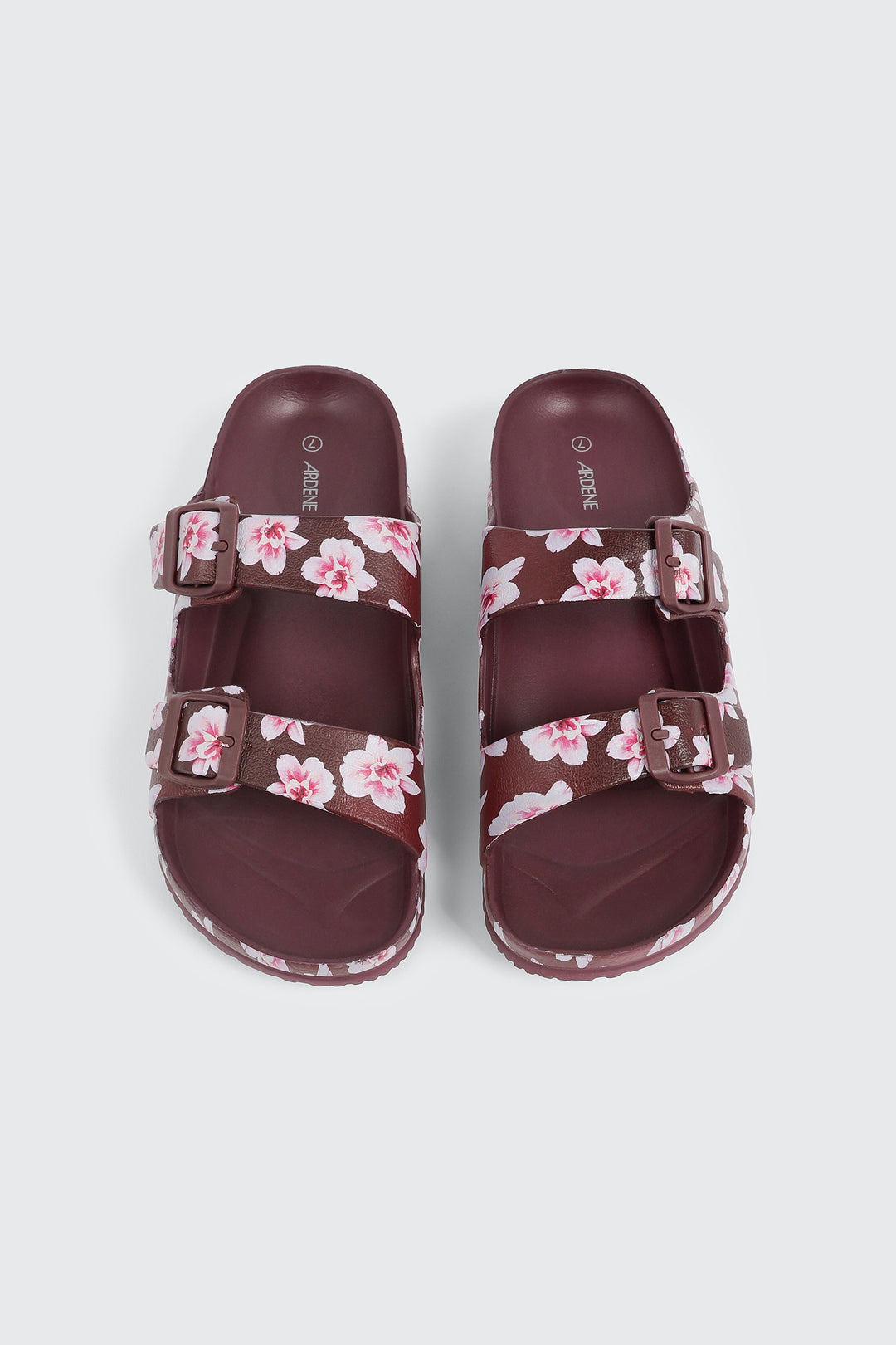 Two-Strap Slide Sandals