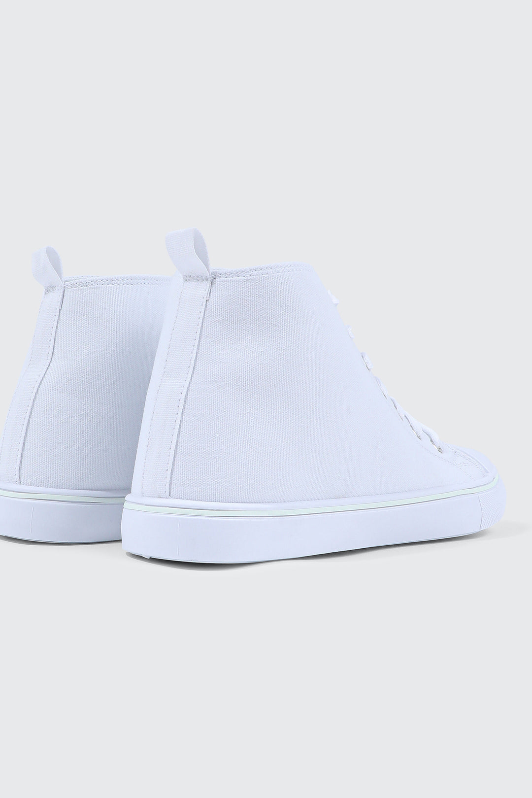 High Top Toe Cap Sneakers
