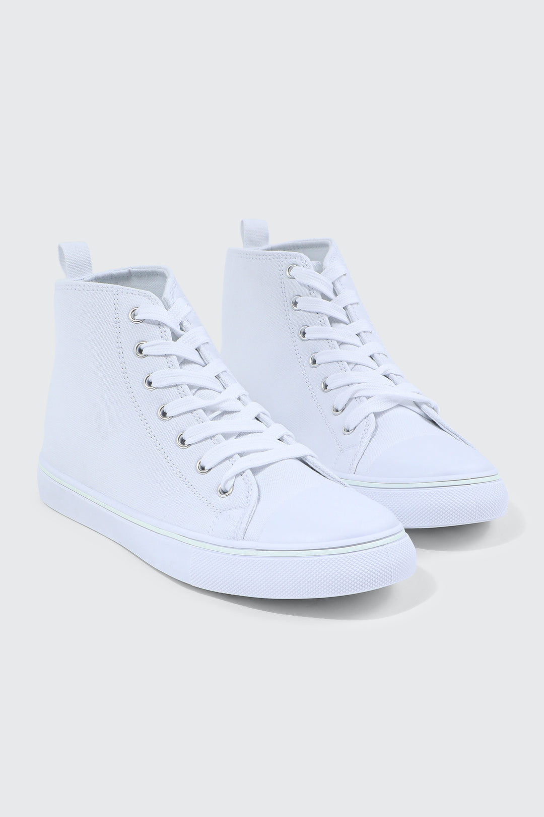 High Top Toe Cap Sneakers
