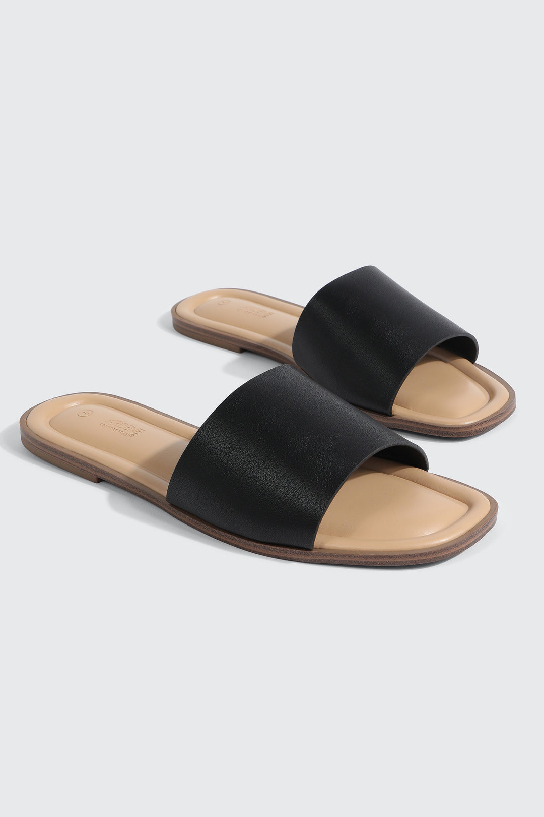 Square Toe Slide Sandals