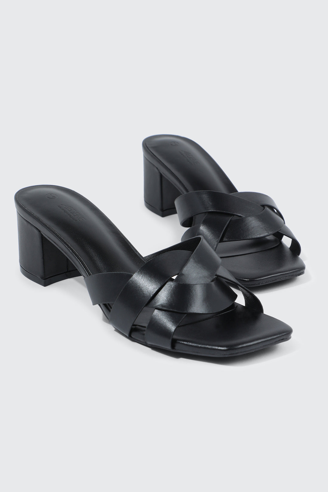 Braided Strap Heel Sandals