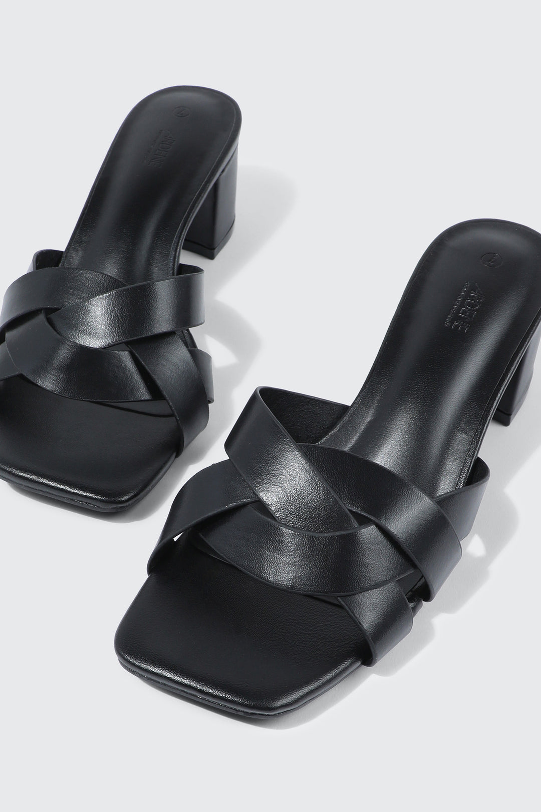 Braided Strap Heel Sandals