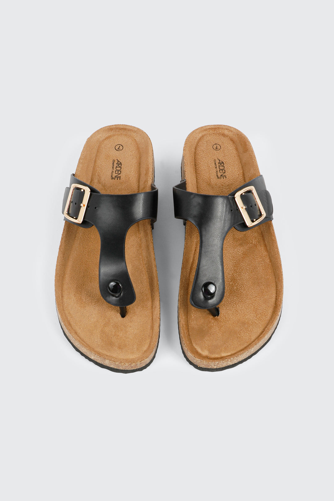 Cork T-Strap Sandals