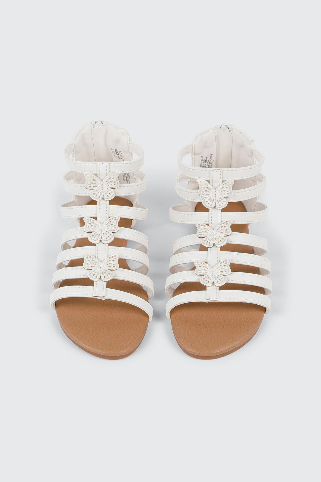 Glitter Butterfly Gladiator Sandals