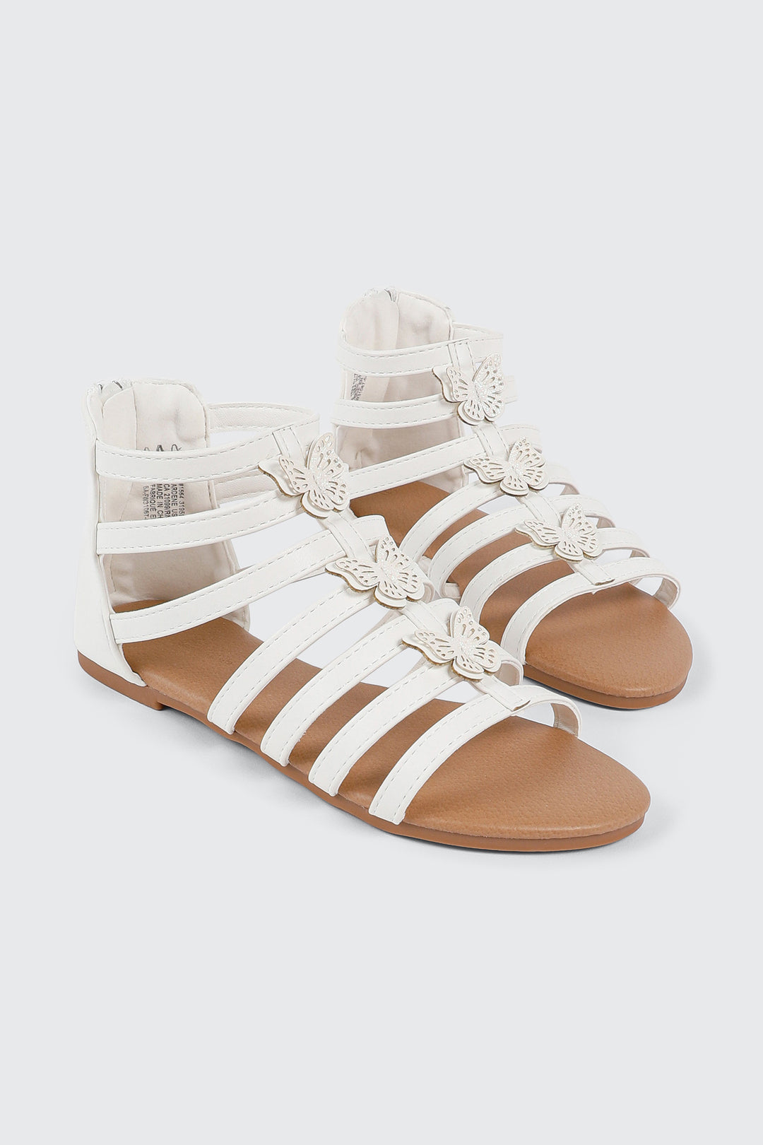 Glitter Butterfly Gladiator Sandals