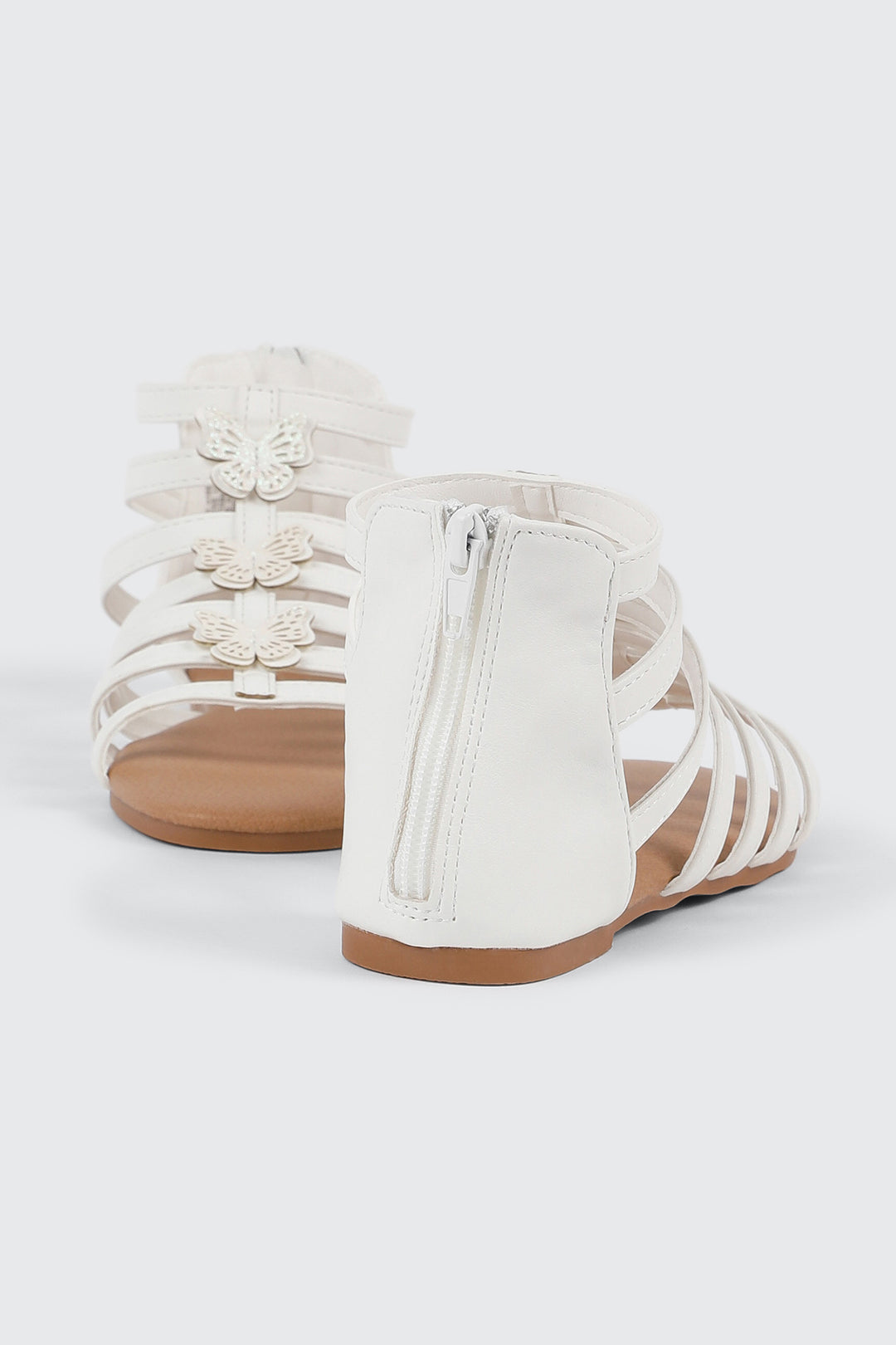 Glitter Butterfly Gladiator Sandals