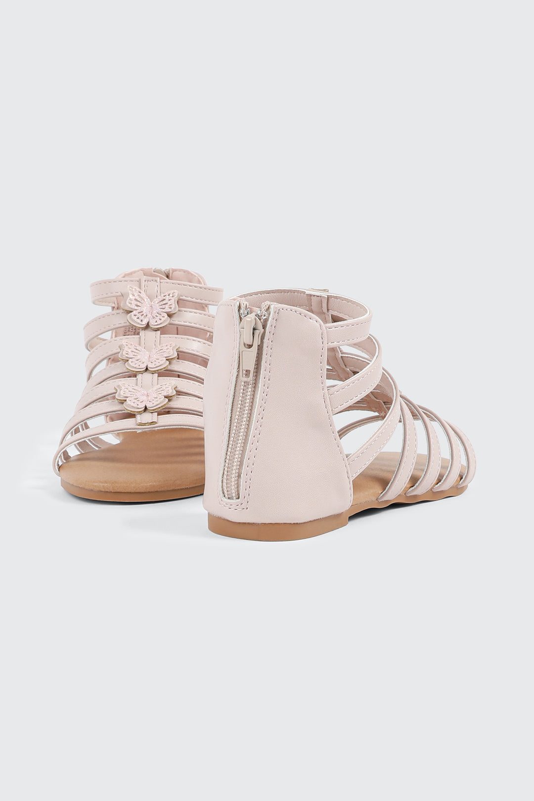 Glitter Butterfly Gladiator Sandals