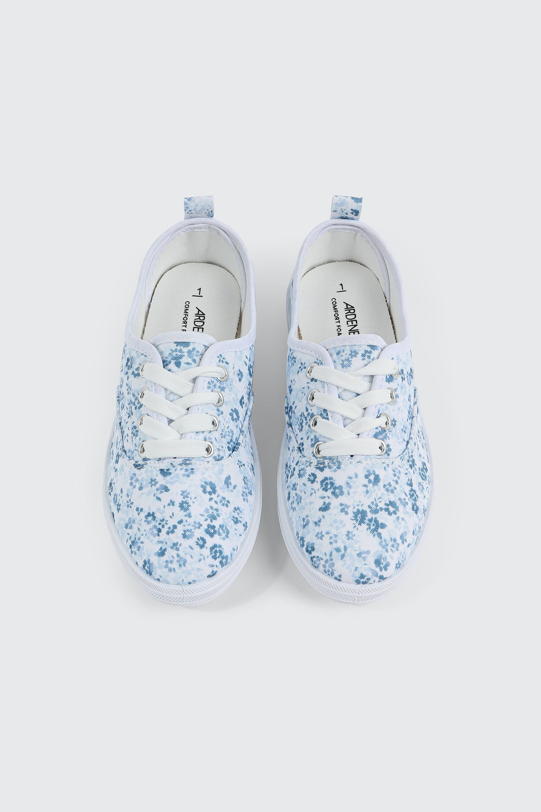 Floral Lace up Sneakers