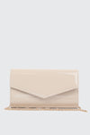 Sac de soirée en faux cuir verni