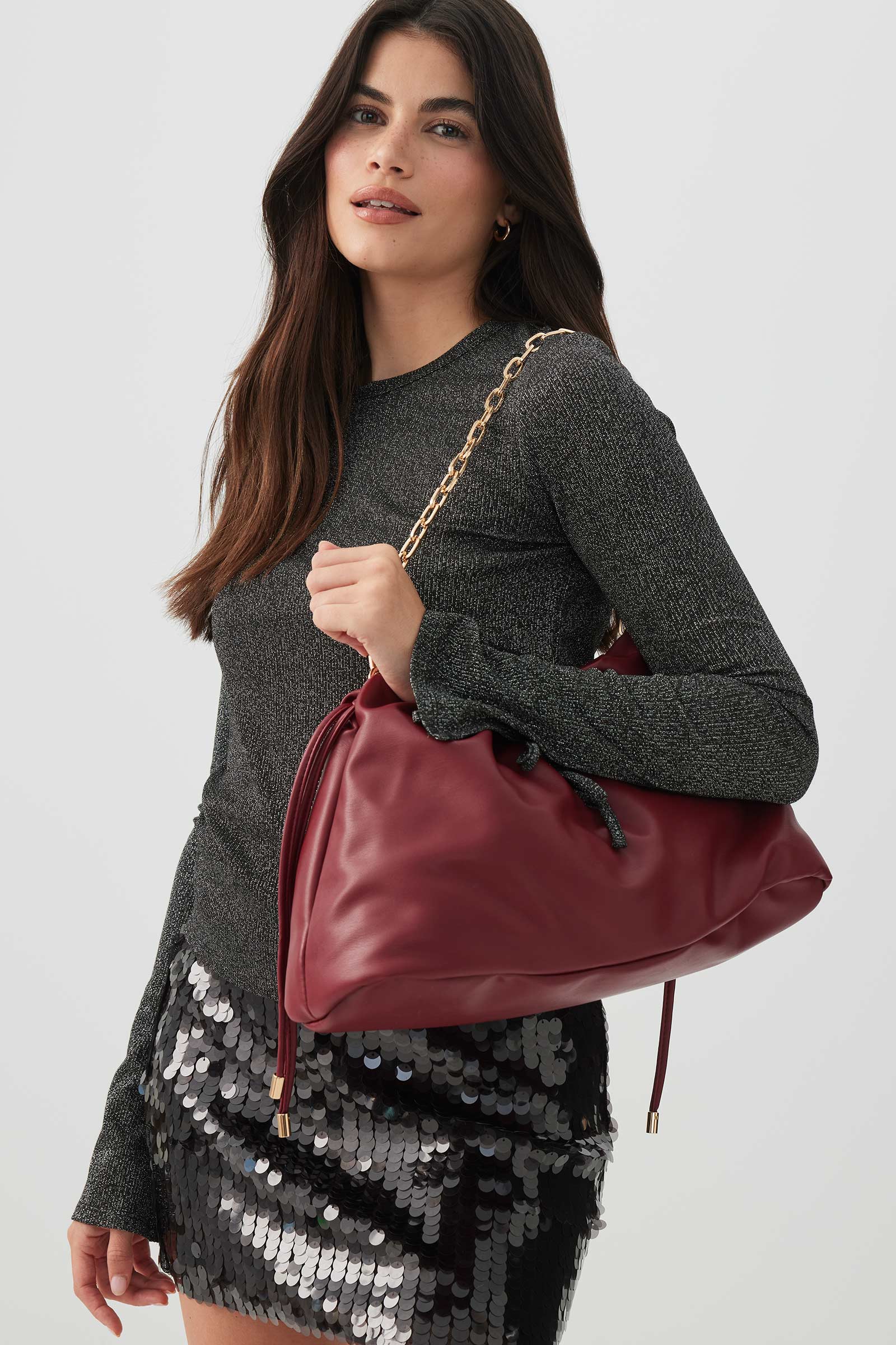 Faux Leather Shoulder Bag – Ardene