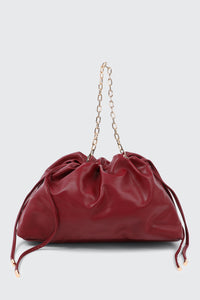 Faux Leather Shoulder Bag