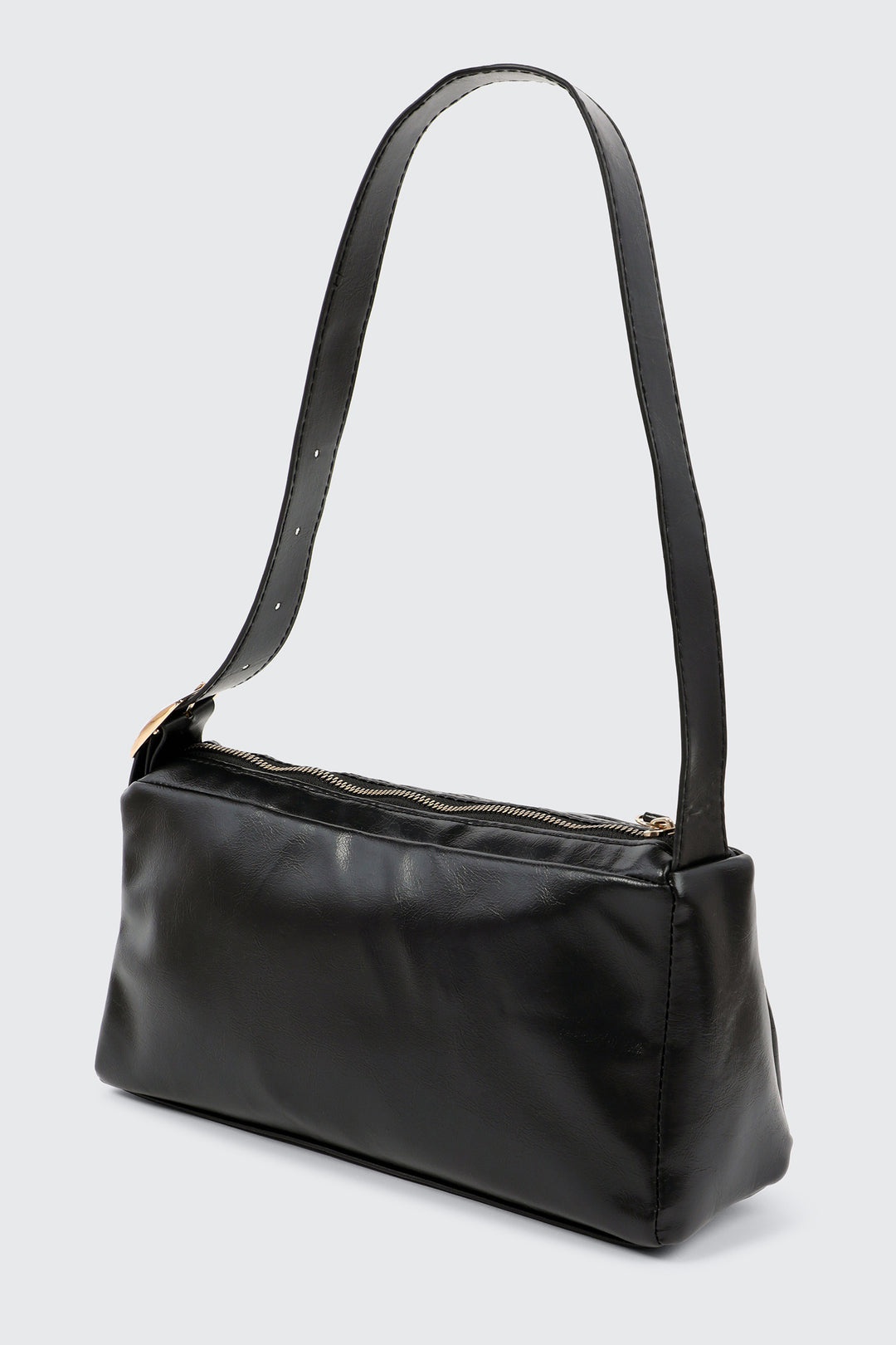 Faux Leather Shoulder Bag