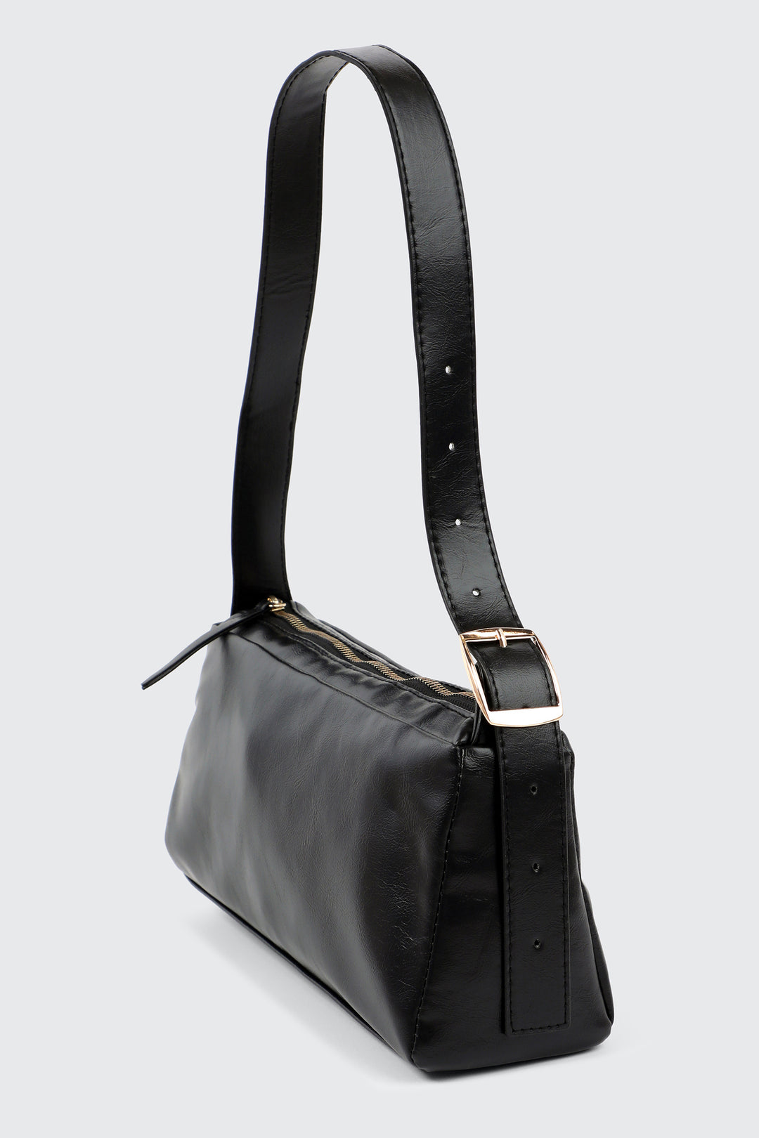 Faux Leather Shoulder Bag