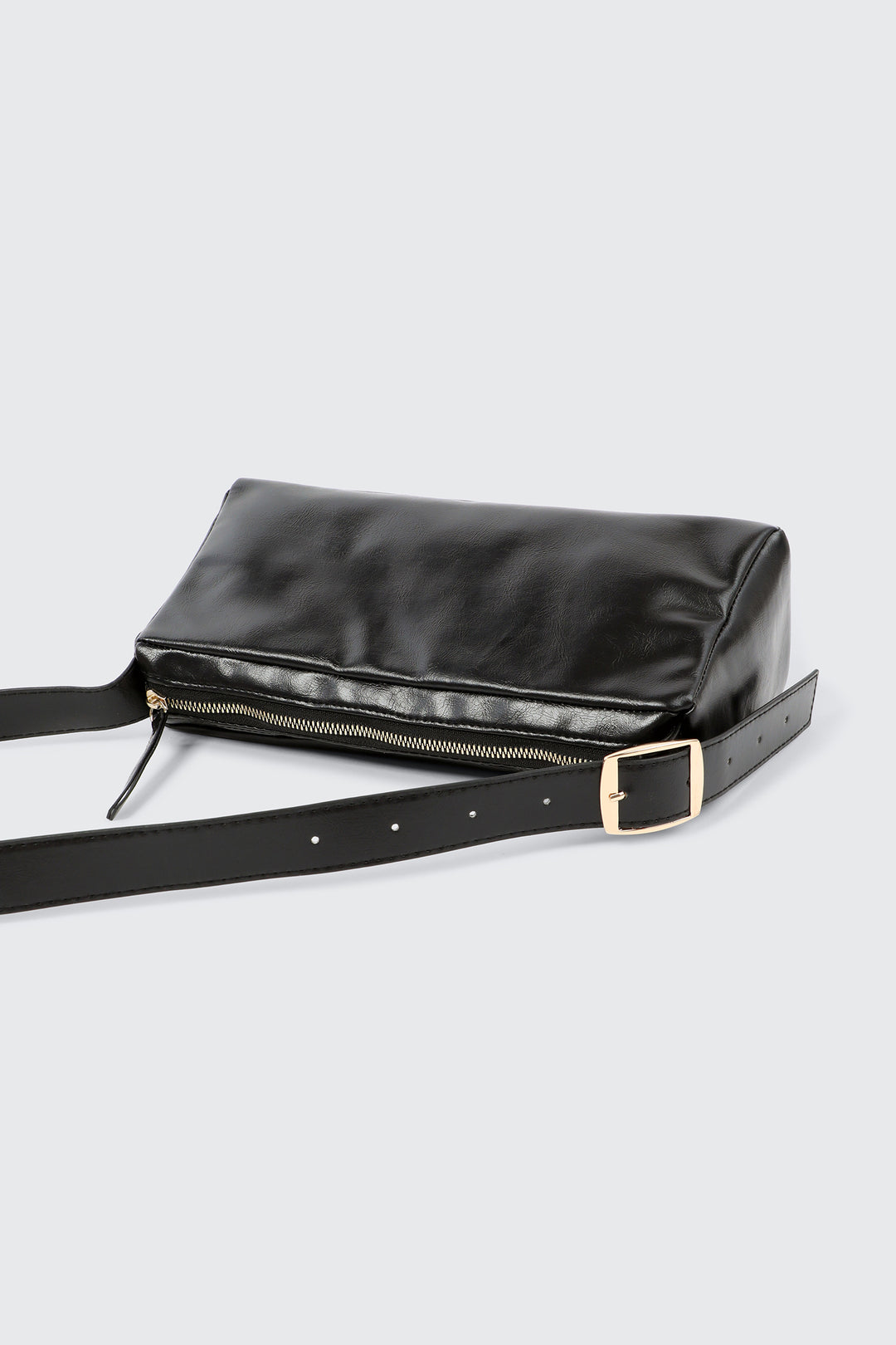 Faux Leather Shoulder Bag