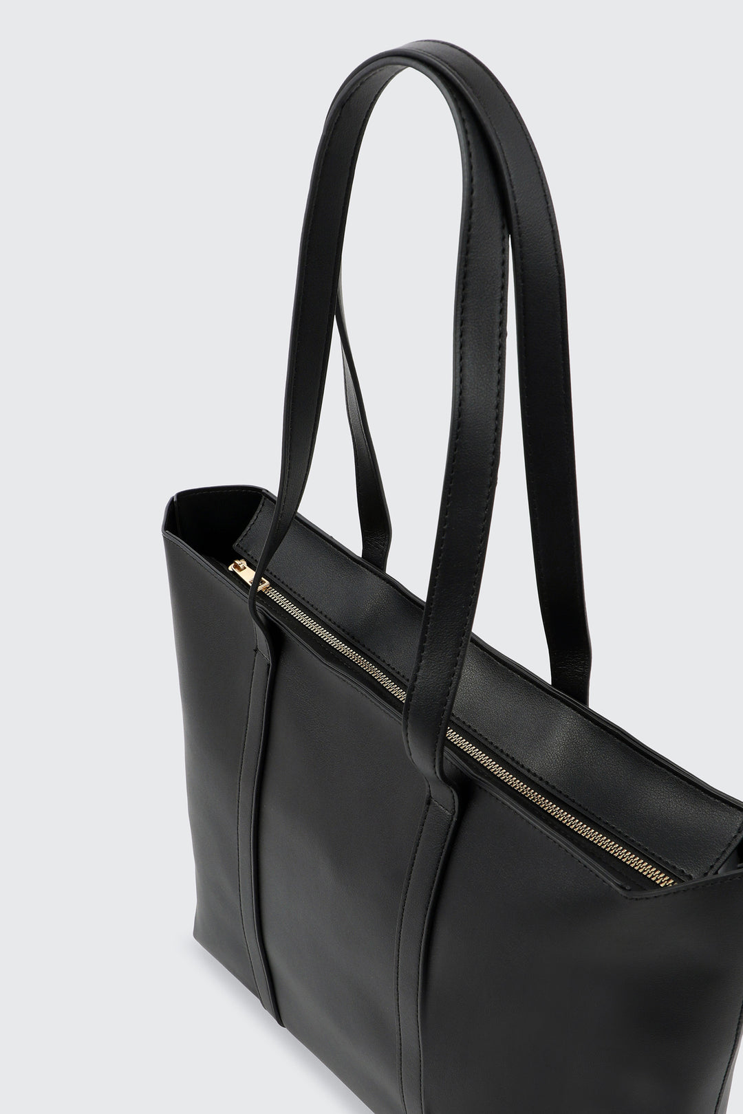 Faux Leather Tote Bag