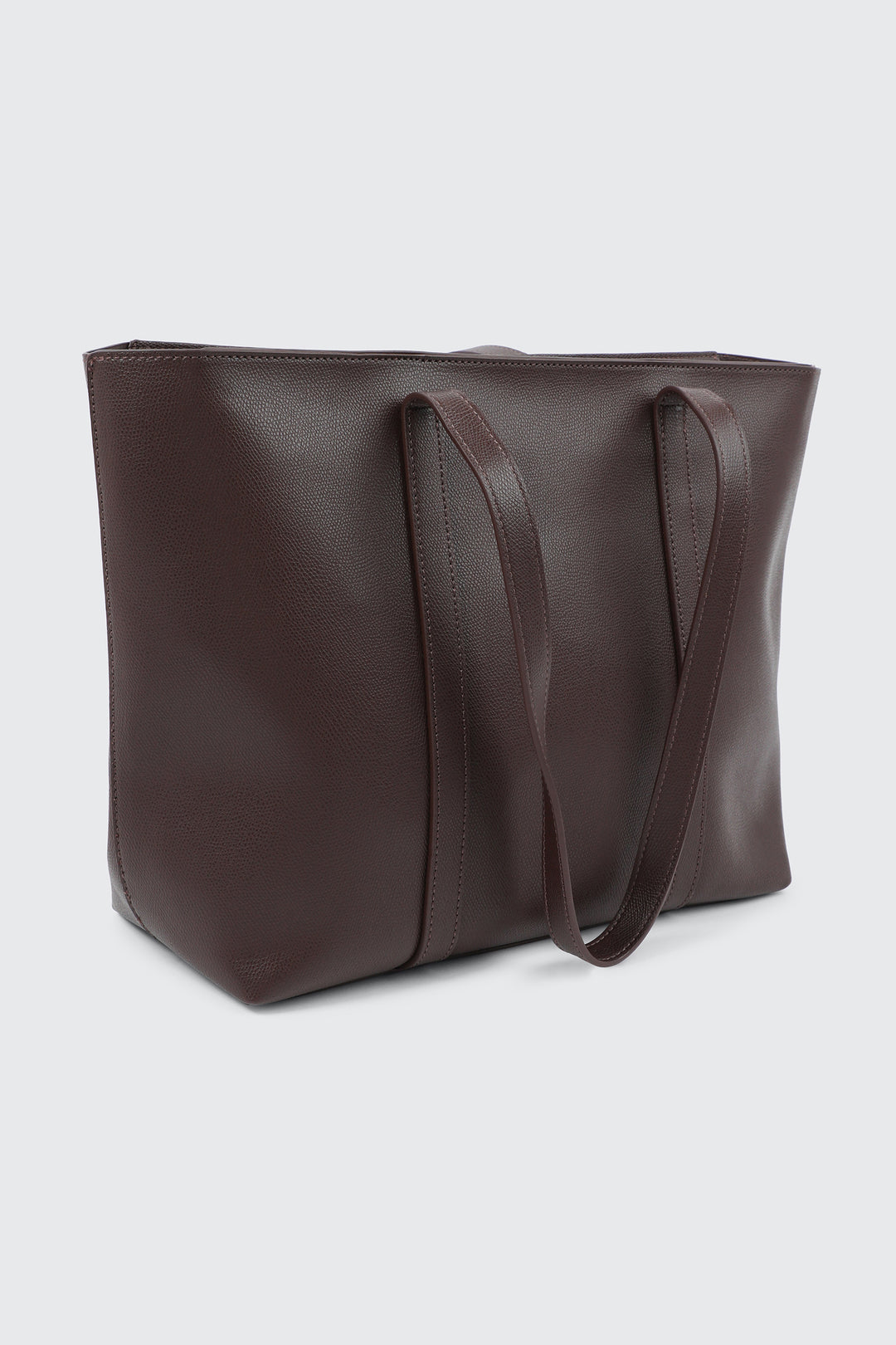 Faux Leather Tote Bag