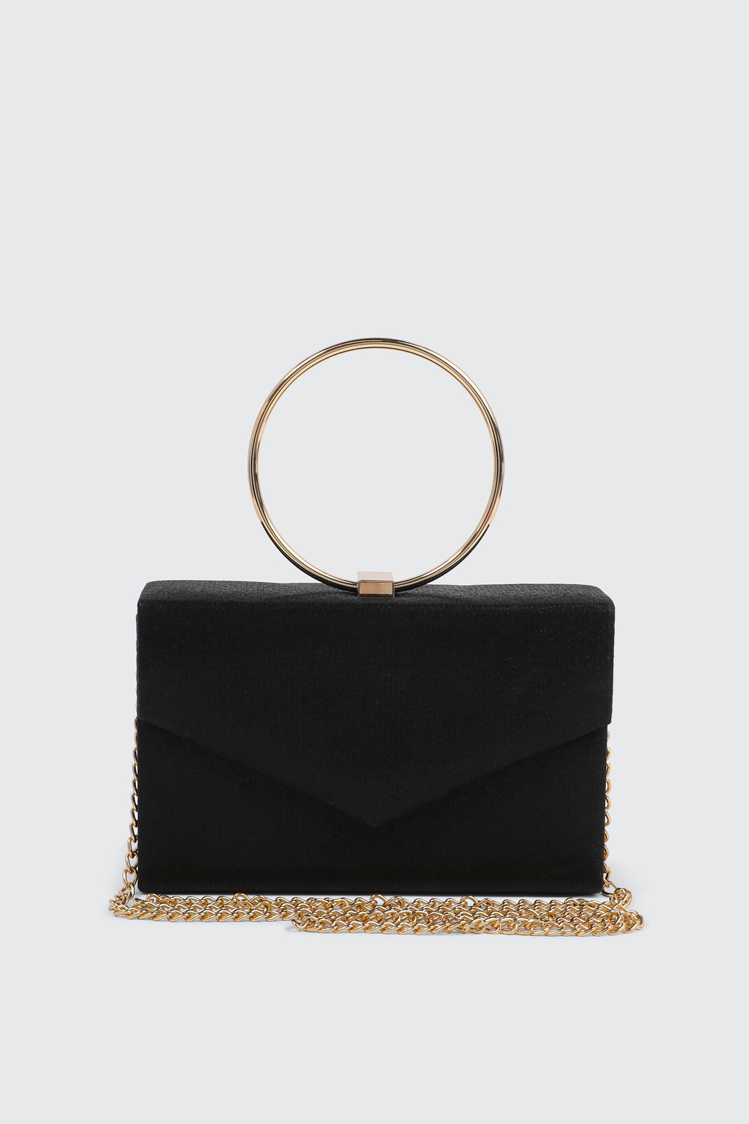 Sac de soirée à poignée anneau