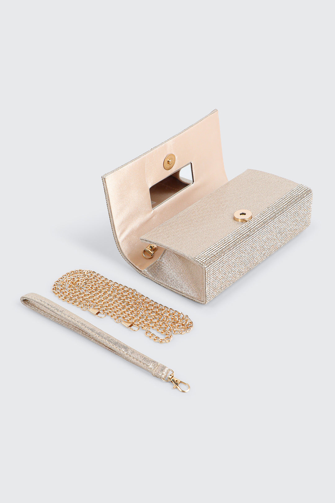 Shiny Envelope Clutch