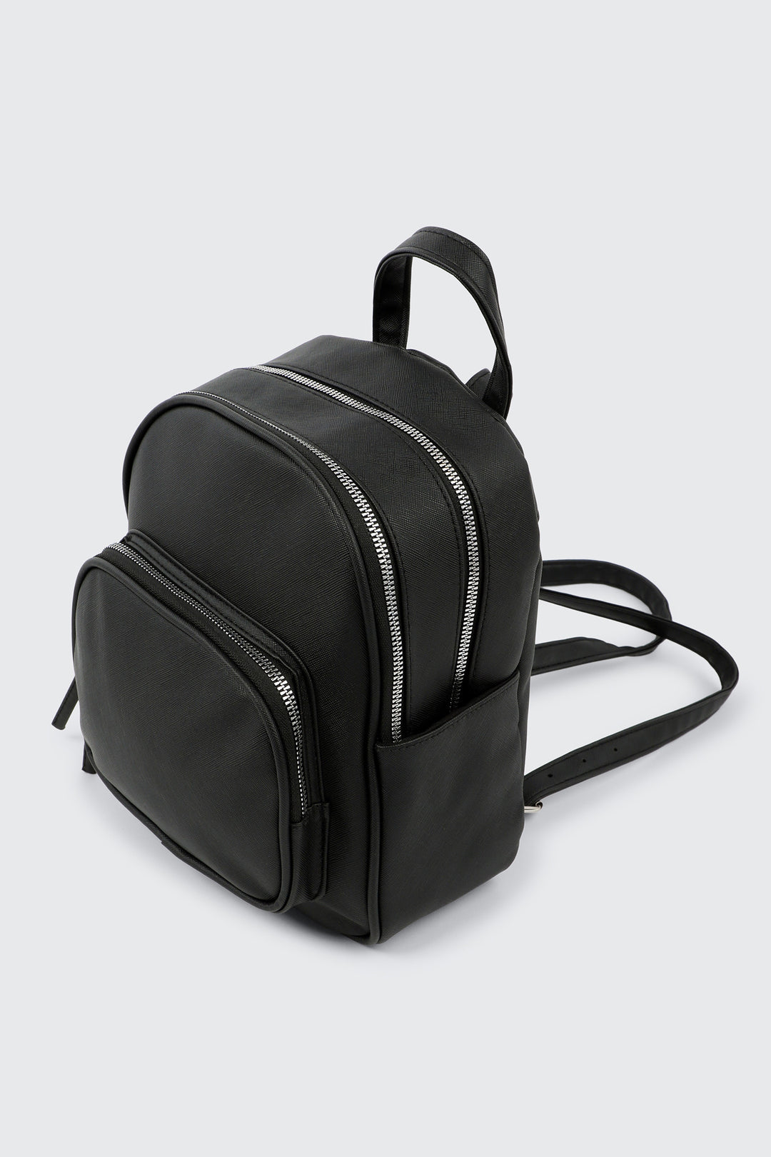 ardene leather backpack Ardene Women's Faux Leather Backpack in Black | Polyester/Faux Leather