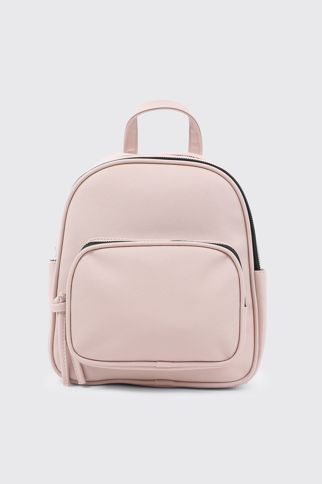 Ardene Women's Faux Leather Backpack in Light Pink | Polyester/Faux Leather