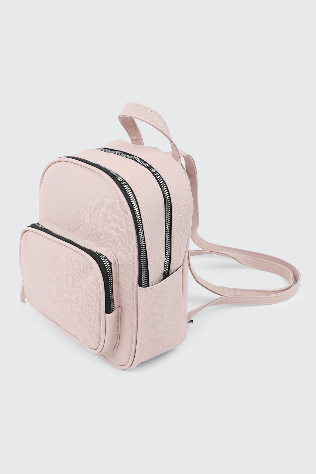 Faux Leather Backpack