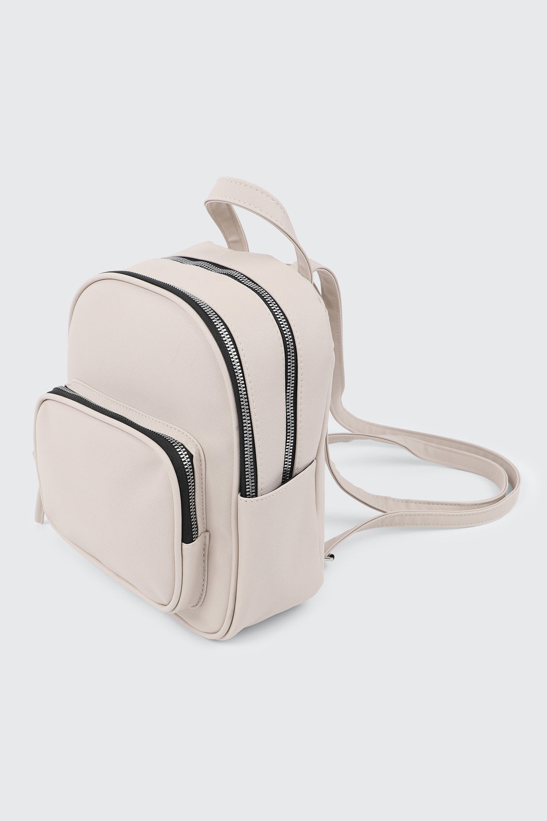 Faux Leather Backpack