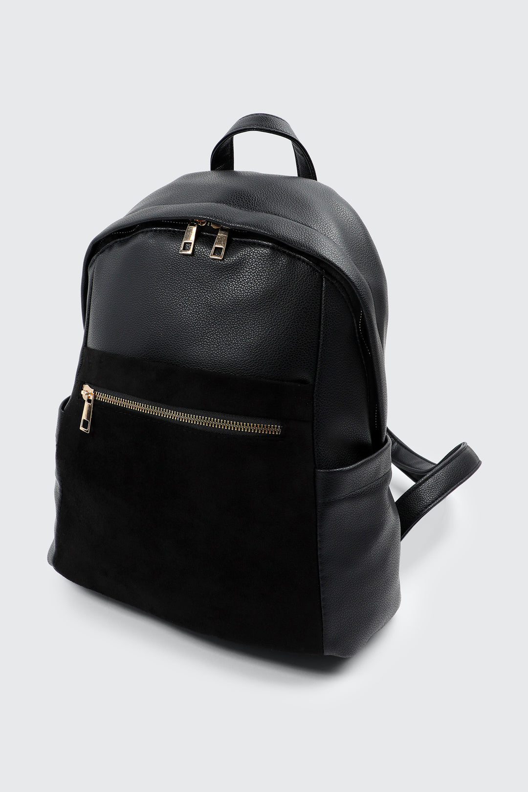 Faux Leather Backpack