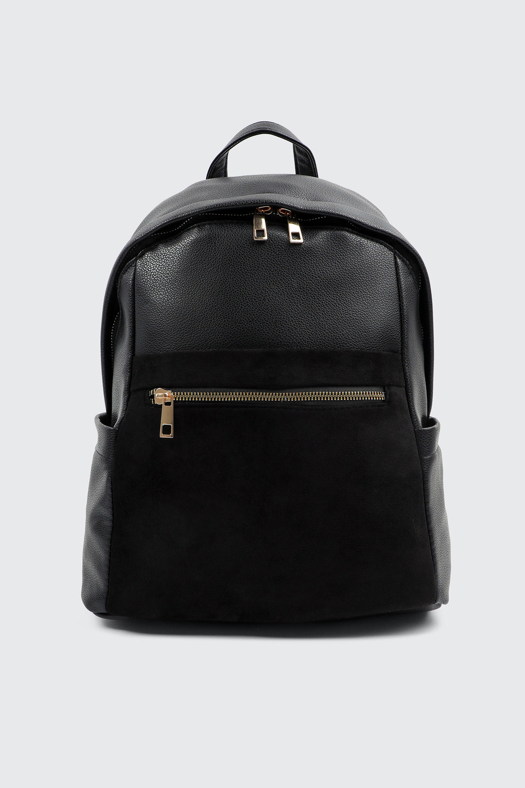 Faux Leather Backpack
