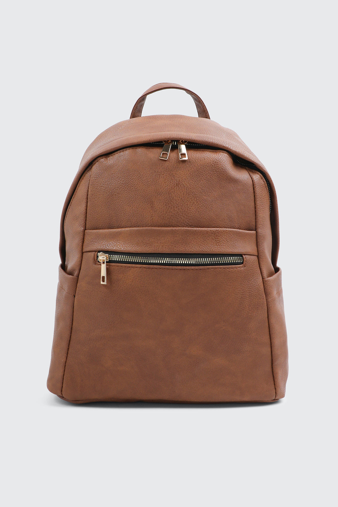 Ardene Women's Faux Leather Backpack in Cognac | Polyester/Faux Leather