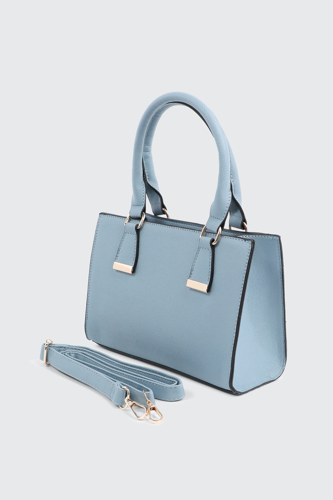 Sac à main structuré en faux cuir