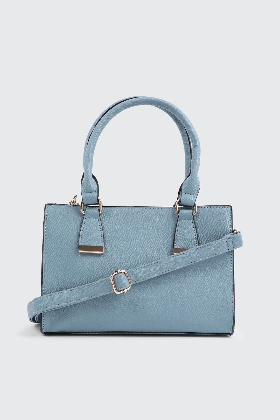 Sac à main structuré en faux cuir