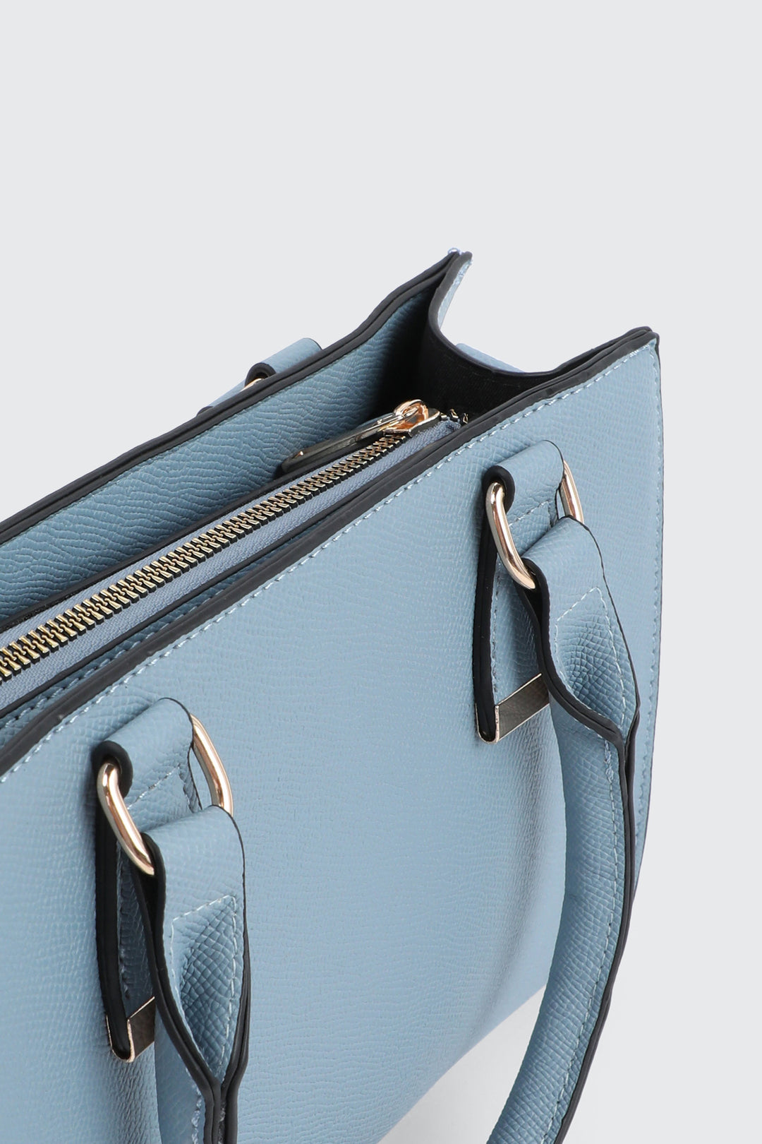 Sac à main structuré en faux cuir