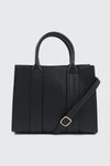 Faux leather Structured Handbag