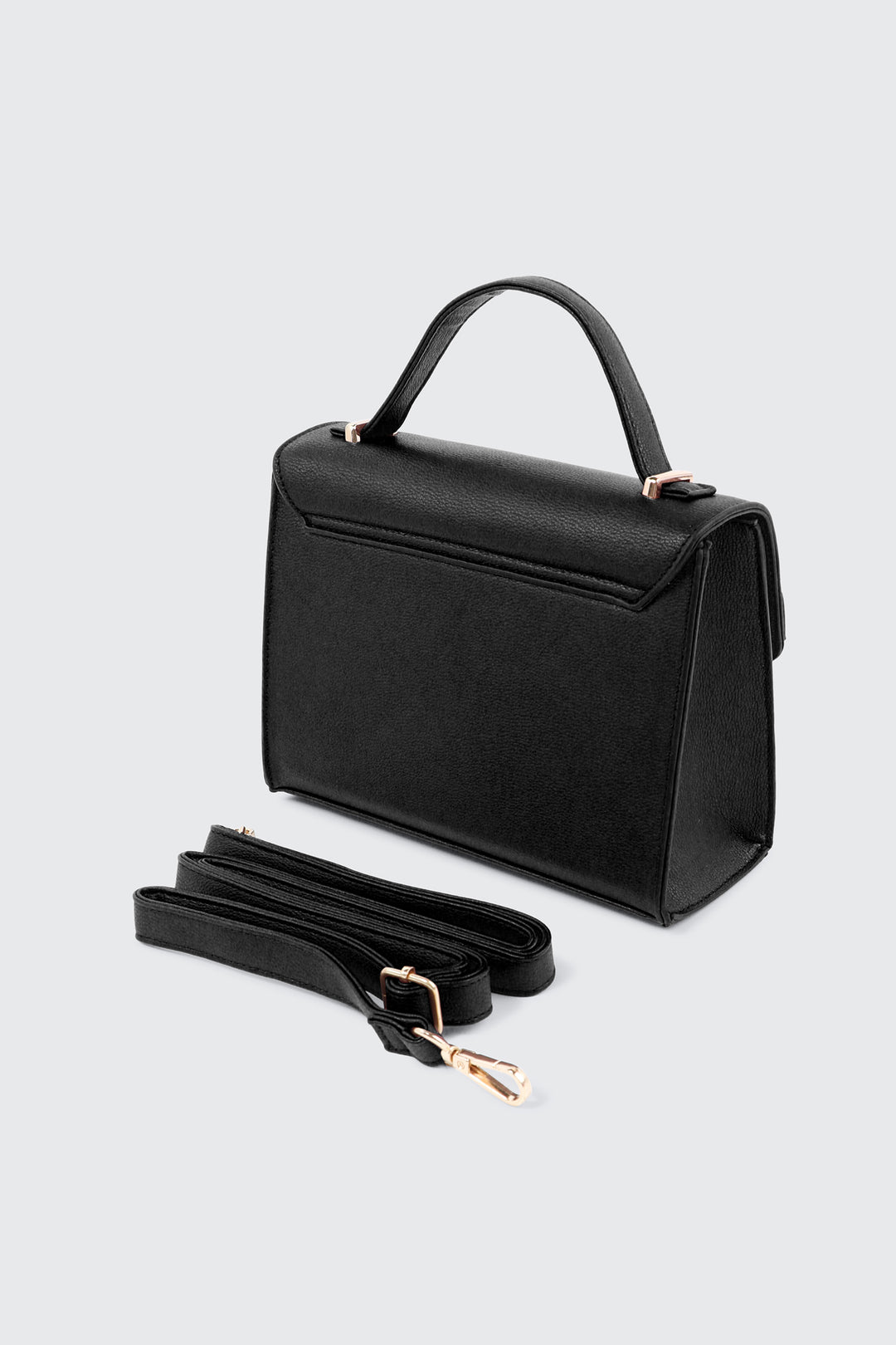 Faux leather Square Handbag