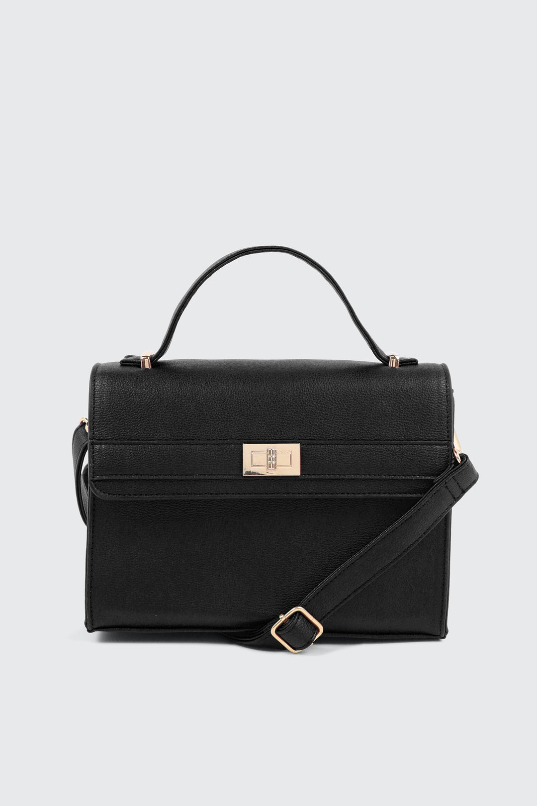 Faux leather Square Handbag