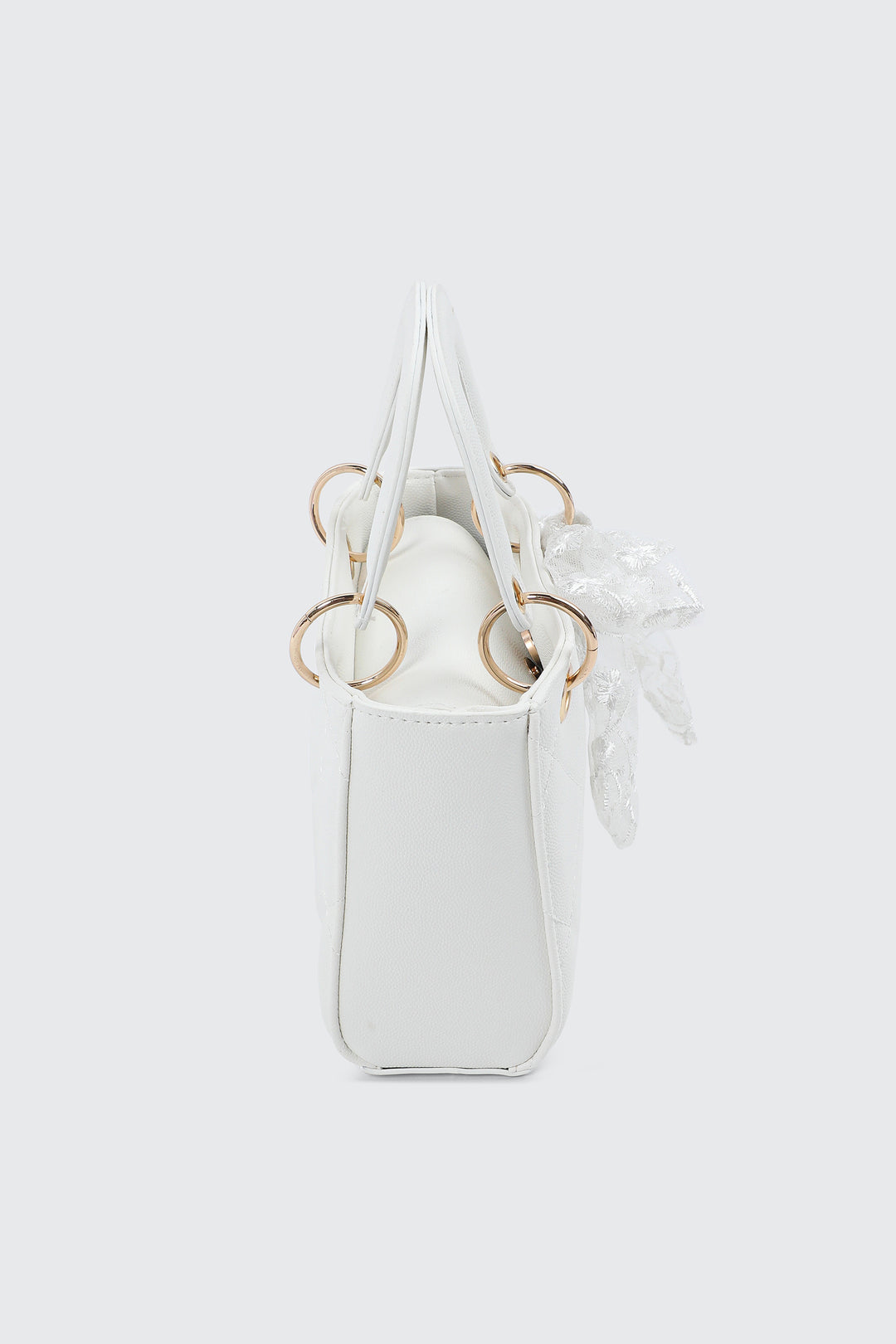 Small Tote Bag with Bow Detail