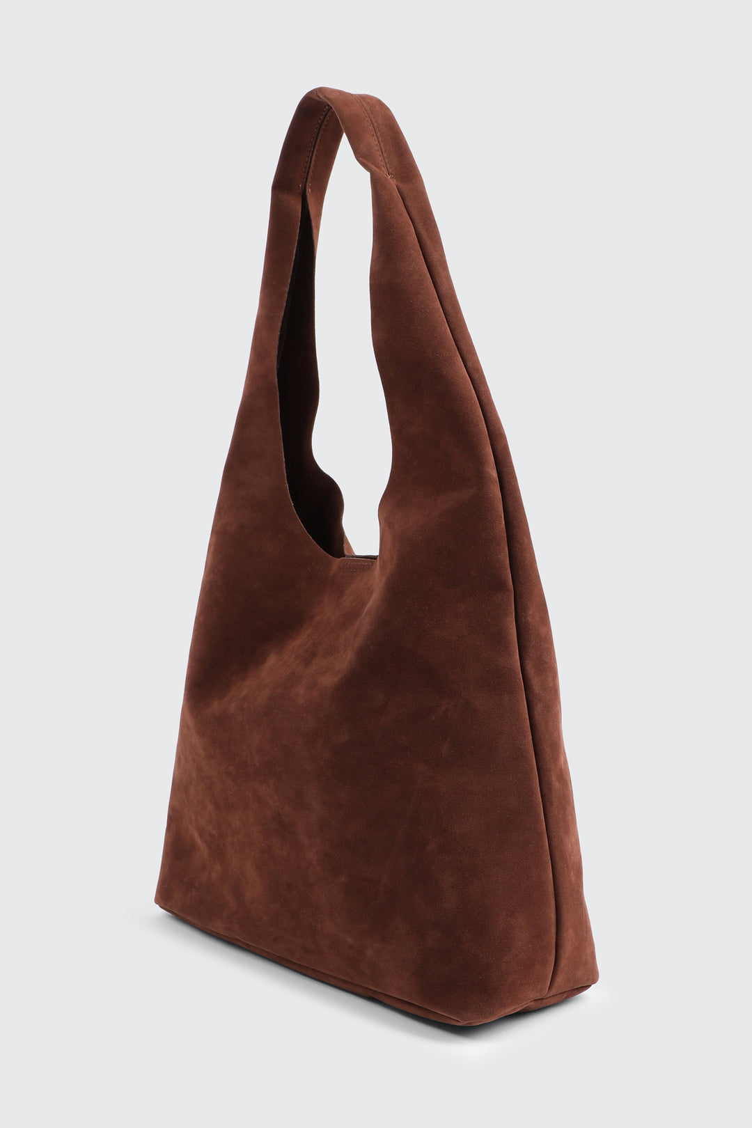 Faux Suede Shoulder Bag